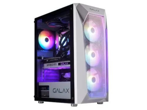 GALAX PC Case Revolution-05 (REV-05W) White Gaming Cabinet