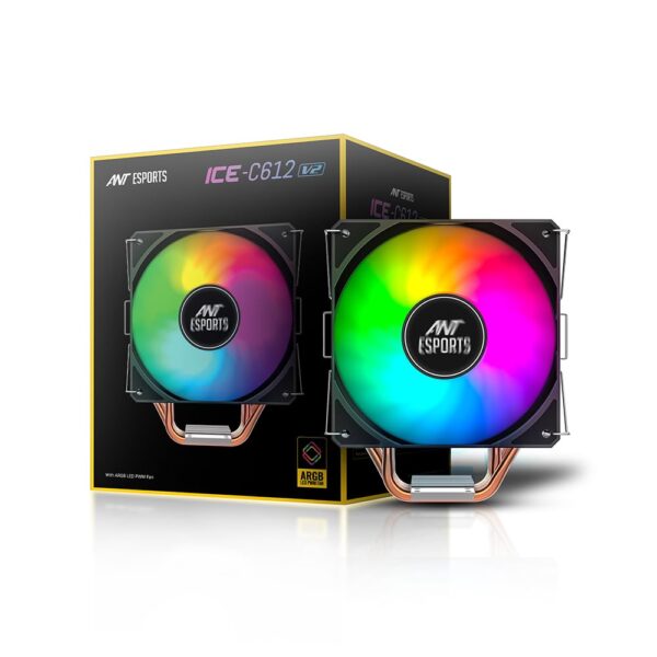 Ant Esports ICE-C612 V2 ARGB CPU Cooler