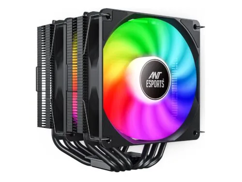 Ant Esports ICE C621 CPU Cooler/CPU Fan with ARGB LED PWM Dual Fans