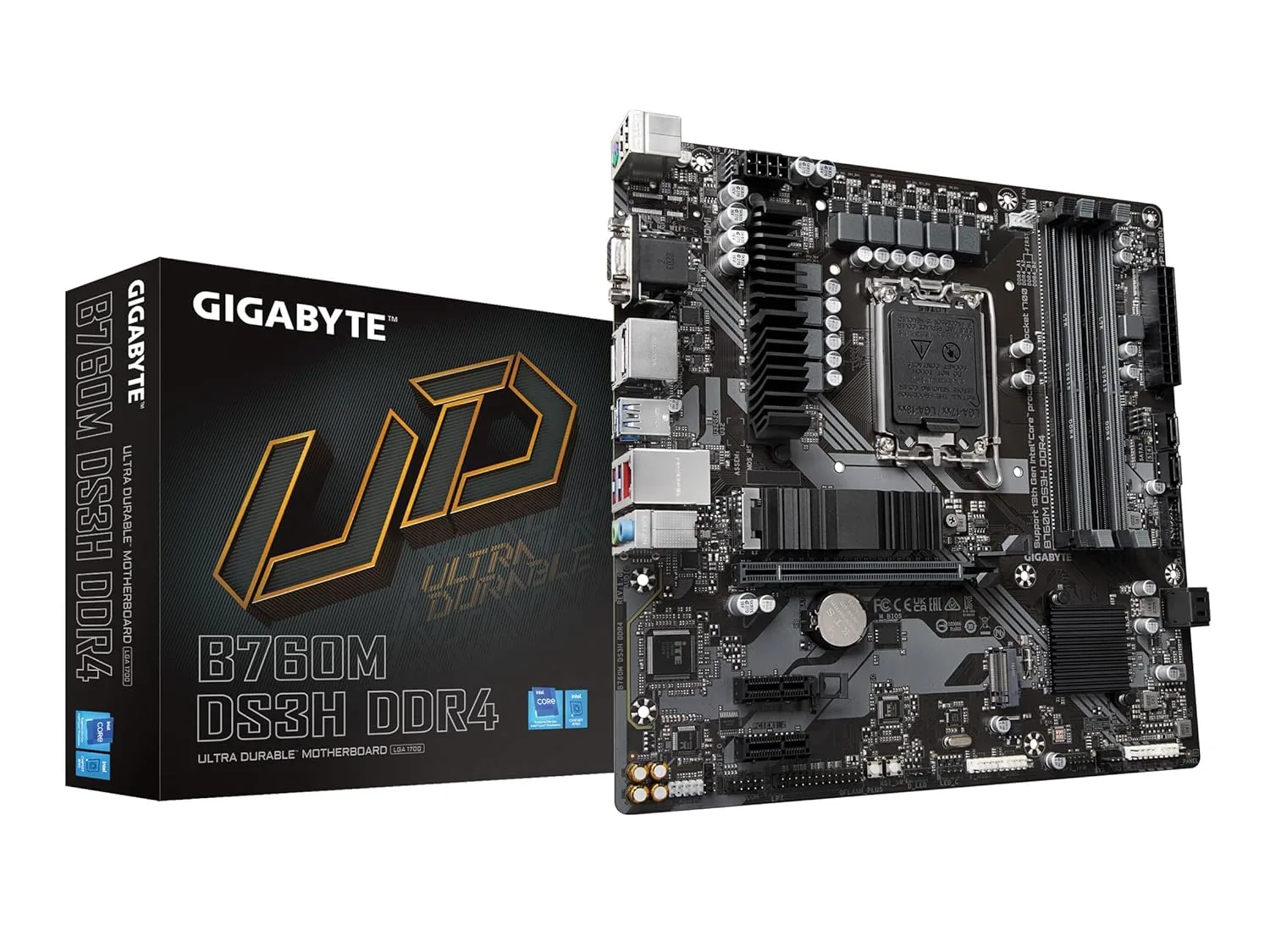 GIGABYTE B760M DS3H DDR4 Motherboard
