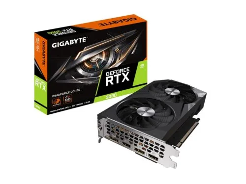 GIGABYTE NVIDIA RTX 3060 WINDFORCE OC 12GB GDDR6 Graphics Card