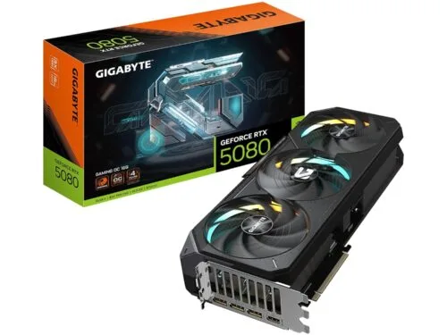 GIGABYTE GeForce RTX 5080 Gaming OC 16G Graphics Card