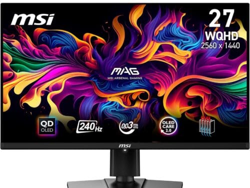 MSI MAG 271QPX QD-OLED E2, 26.5-inch, OLED Monitor