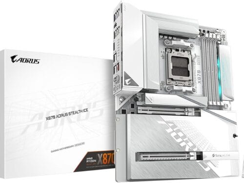 Gigabyte X870 AORUS STEALTH ICE Motherboard