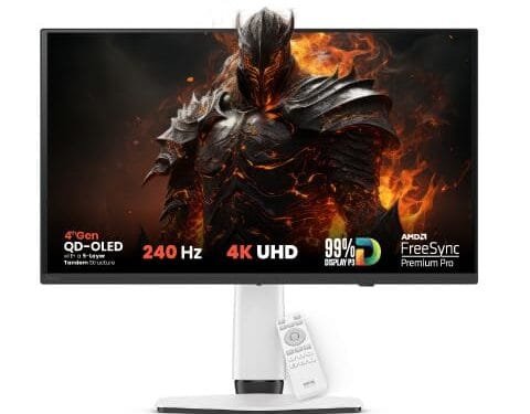BenQ MOBIUZ EX321UZ 32 Inch 4K UHD 240Hz Gaming Monitor,