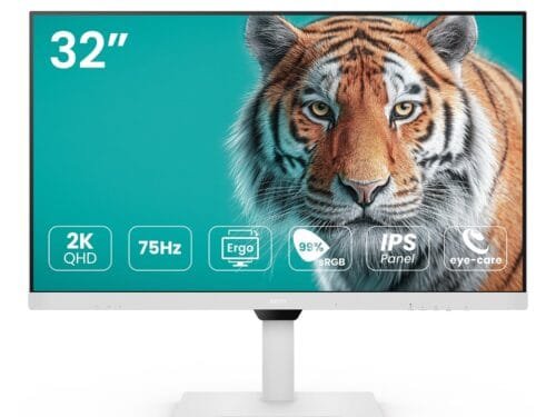 BenQ GW3290QT 32 Inch 2k Qhd Ips Professional White Monitor, ( GW3290QT )