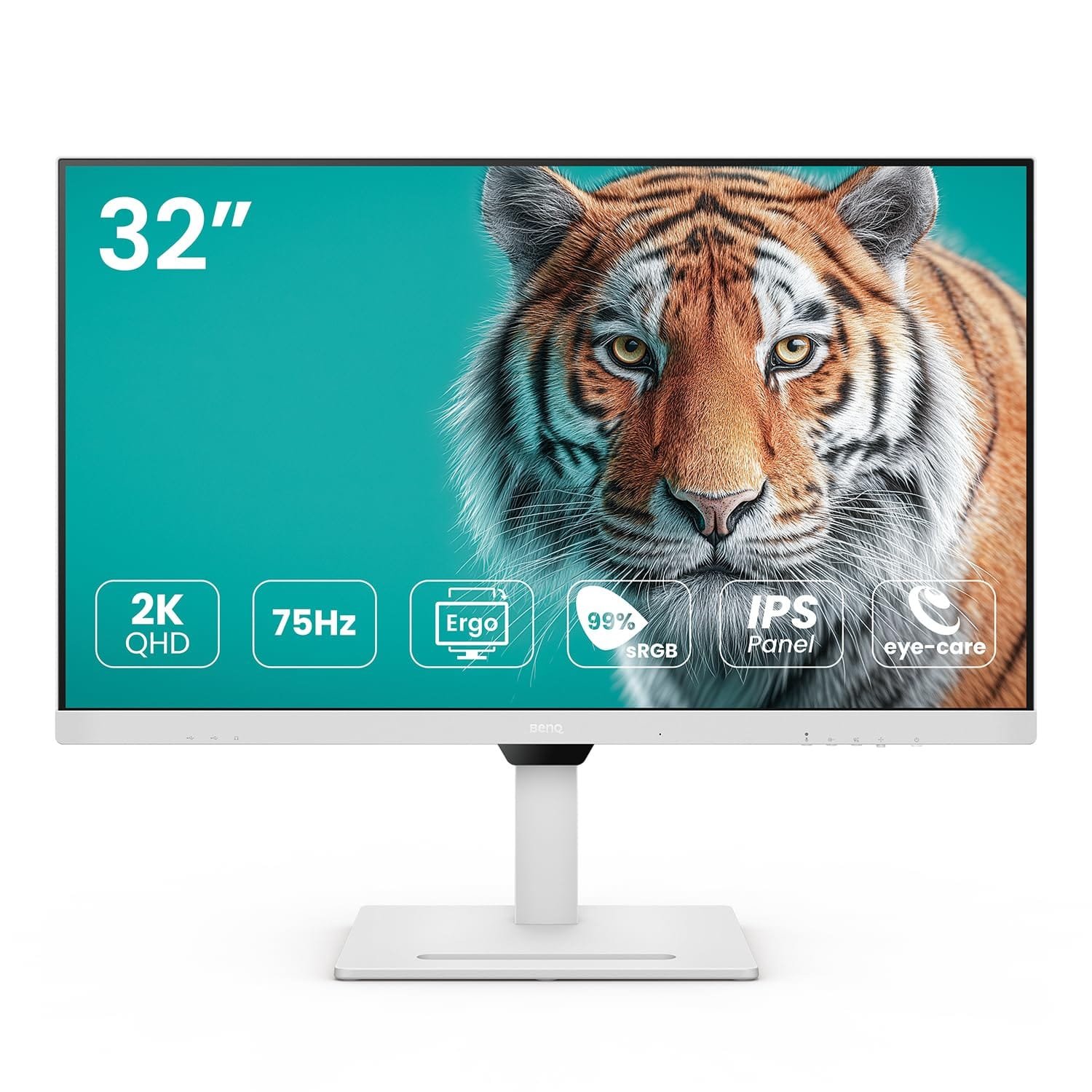 BenQ GW3290QT 32 Inch 2k Qhd Ips Professional White Monitor, ( GW3290QT )