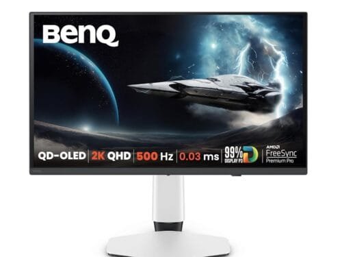 BenQ  EX271QZ 27” 2K QHD  QD-OLED 500Hz Gaming Monitor