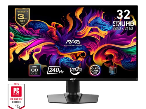 Msi Mag 321UPX QD-OLED 32 Inch 4K UHD Gaming Monitor