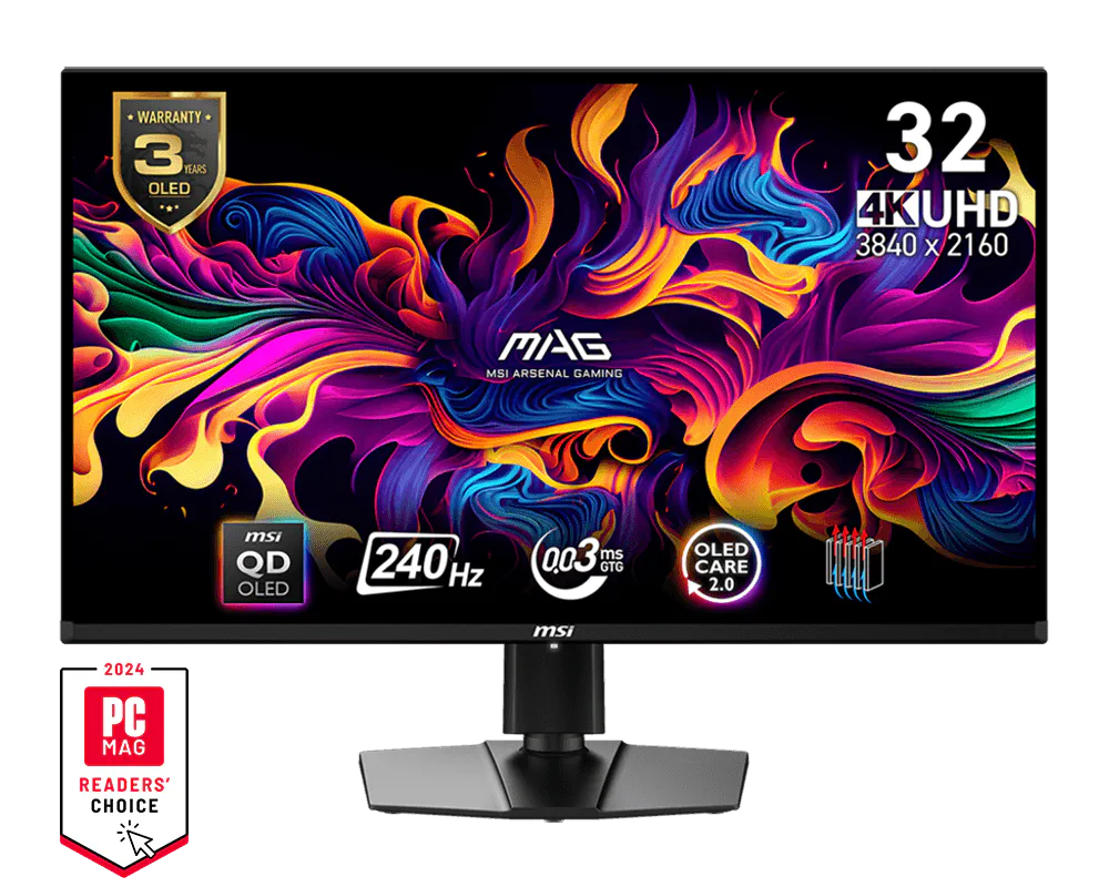 Msi Mag 321UPX QD-OLED 32 Inch 4K UHD Gaming Monitor
