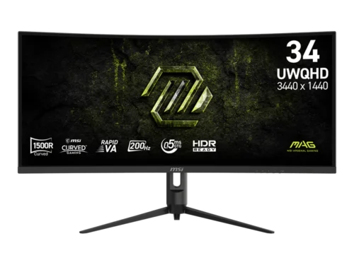 MSI MAG 342CQRF E20 34-Inch UWQHD Curved Gaming Monitor